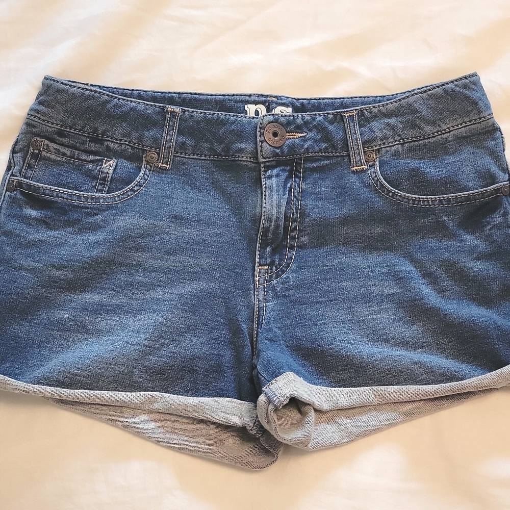 🌴 P.S. By Aeropostale Girl's Stretchy Jean Shorts XL(14)